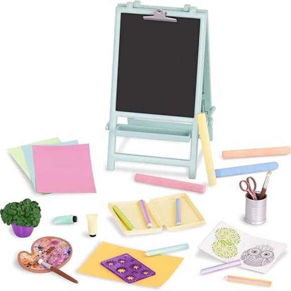 Glitter Girls Creative Art Kit Chalkboard Easel Accessory Set - Picture 8 of 9